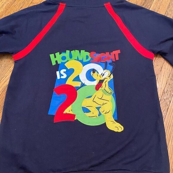 Walt Disney World Parks Merchandise 2020 embroidered castle navy kids hoodie - Picture 5 of 5